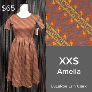 LuLaRoe XXS Amelia Dress